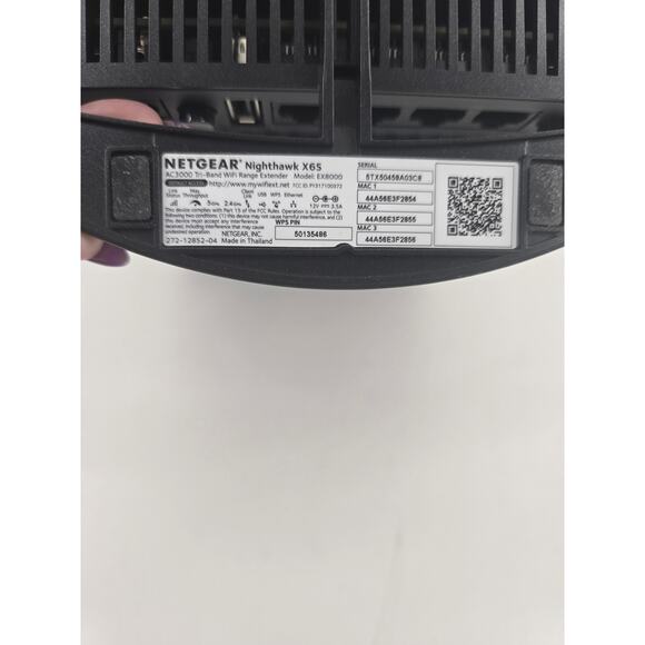 NETGEAR Nighthawk X6S EX8000 WiFi Extender 4-Gigabit LAN Ports AC3000 - Picture 3 of 3